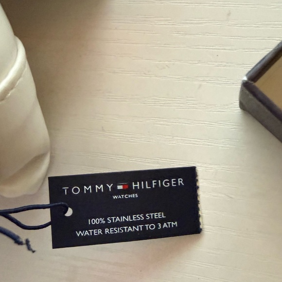 NWT Tommy Hilfiger Watch black band water resistant in box main image 5